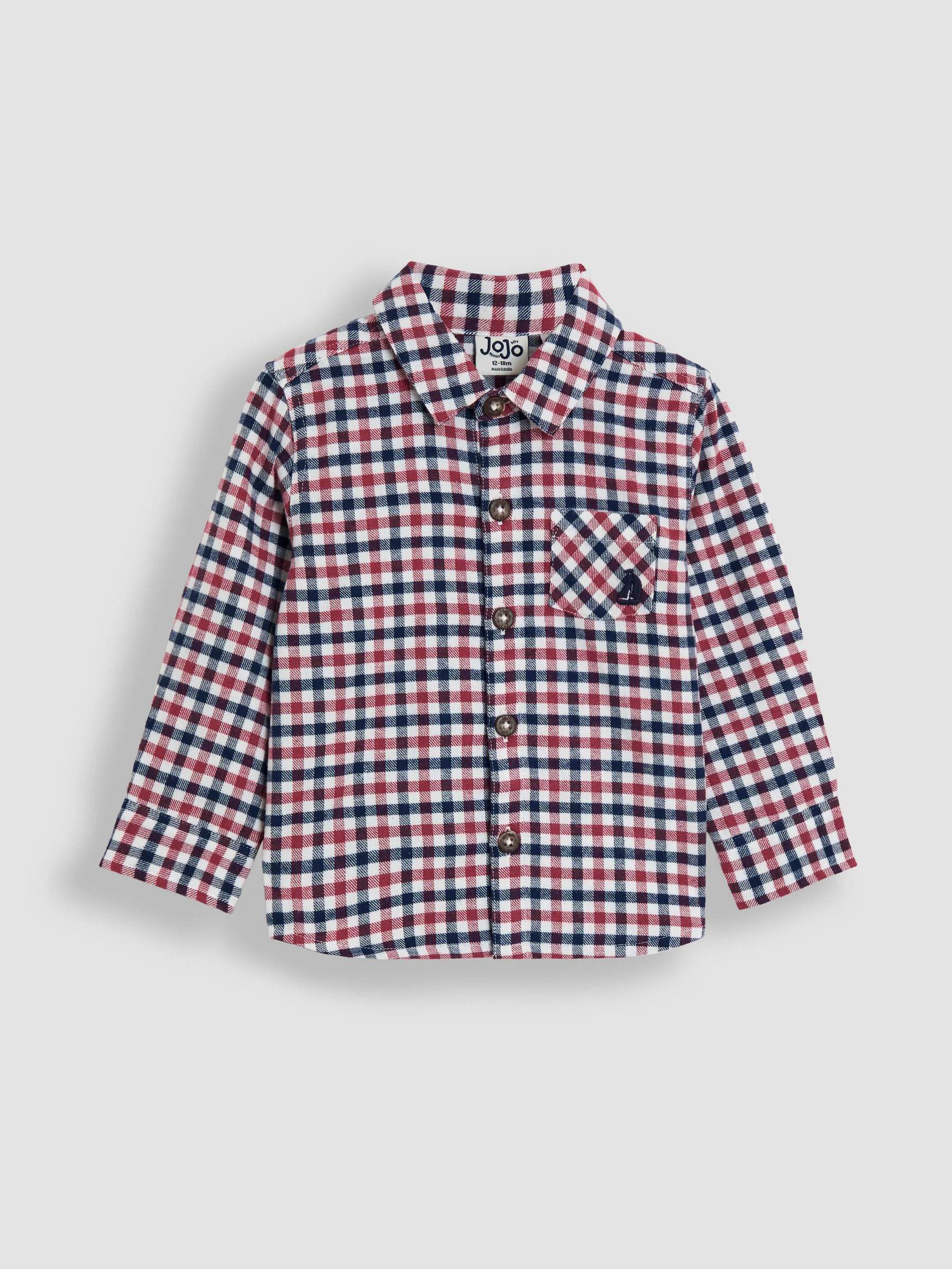 JoJo Maman Bébé Tattersall Check Shirt
