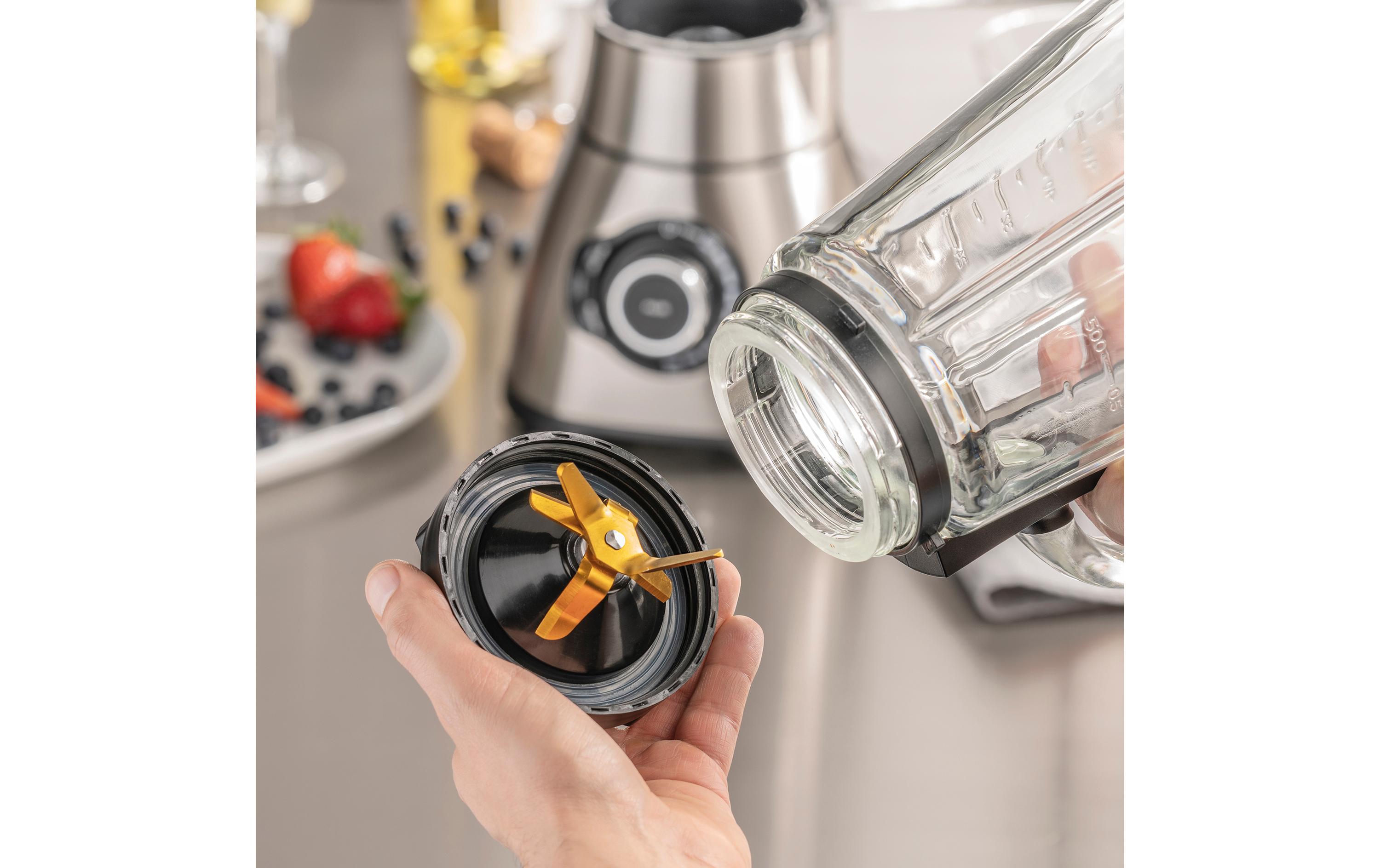 Standmixer B 1800 PowerBlender Set Silber<br>Mixer mit Zubehör