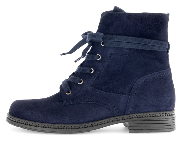 Gabor Schnürboots  , Blockabsatz, Schnürstiefelette mit schaftumwickelenden Schnürsenkeln