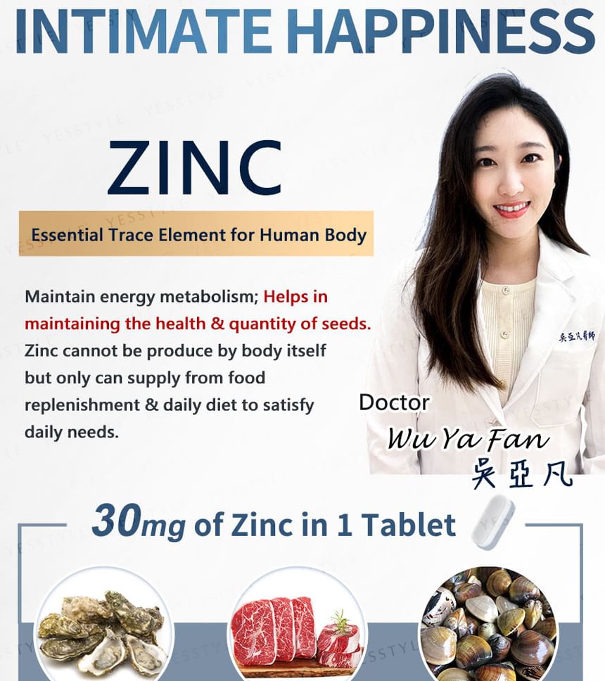 BHK's - Uniqman gechelateerde zinktablet