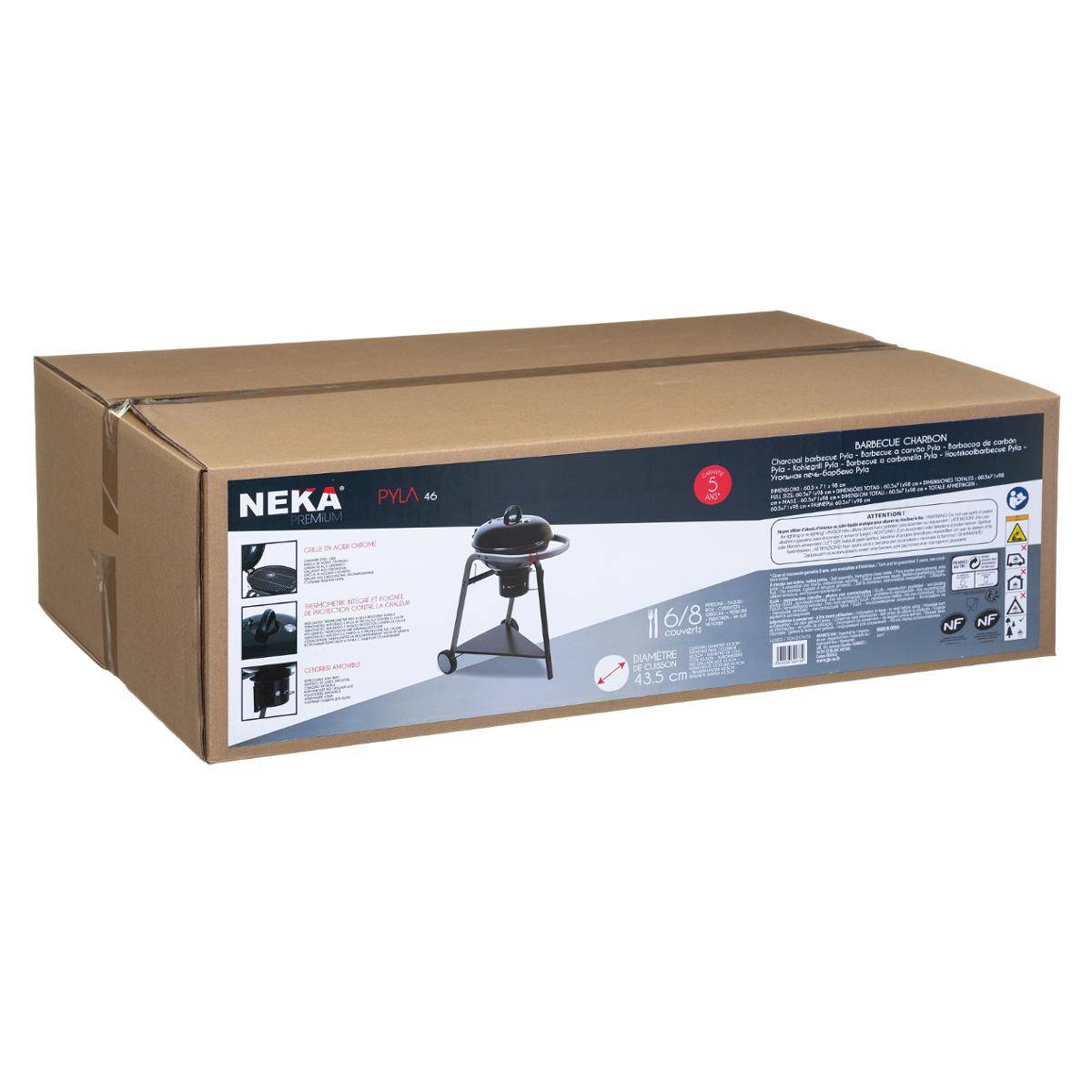 Barbecue charbon neka pyla 46 cm