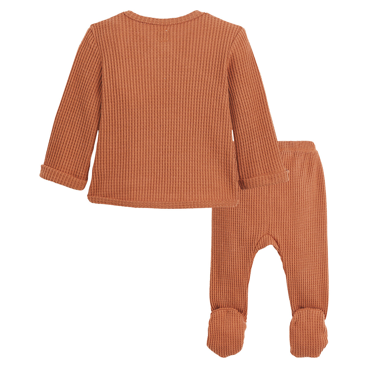 COLEÇÃO LA REDOUTE<br>Conjunto de duas peças: blusa de alcinha e calça com pés