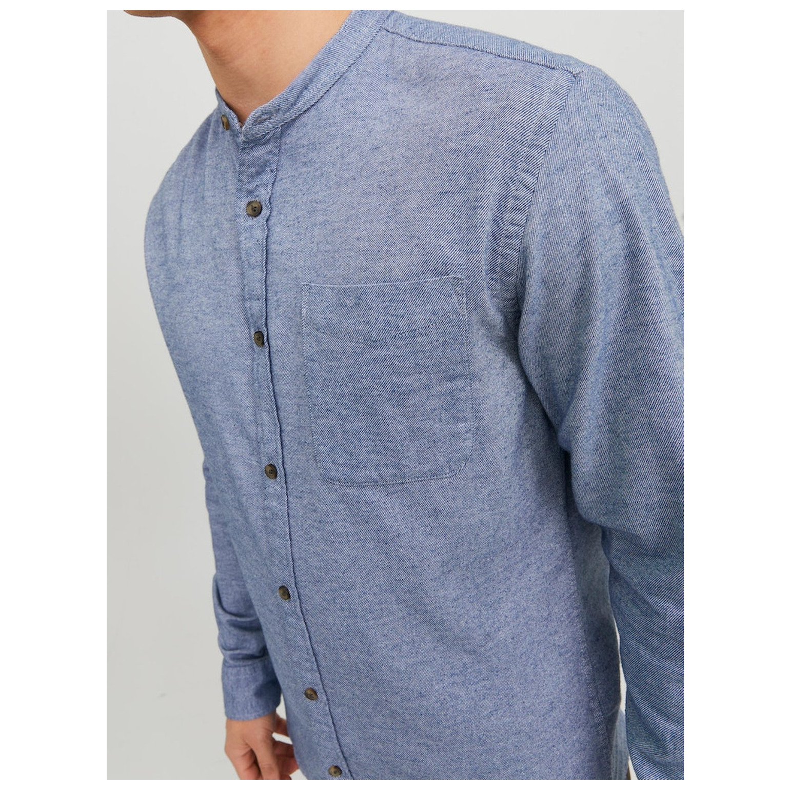 Jack & Jones ! JJEBAND MELANGE SHIRT LS SN