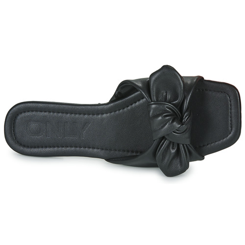 Only - ONLMILLIE-3 PU BOW SANDAL - Noir