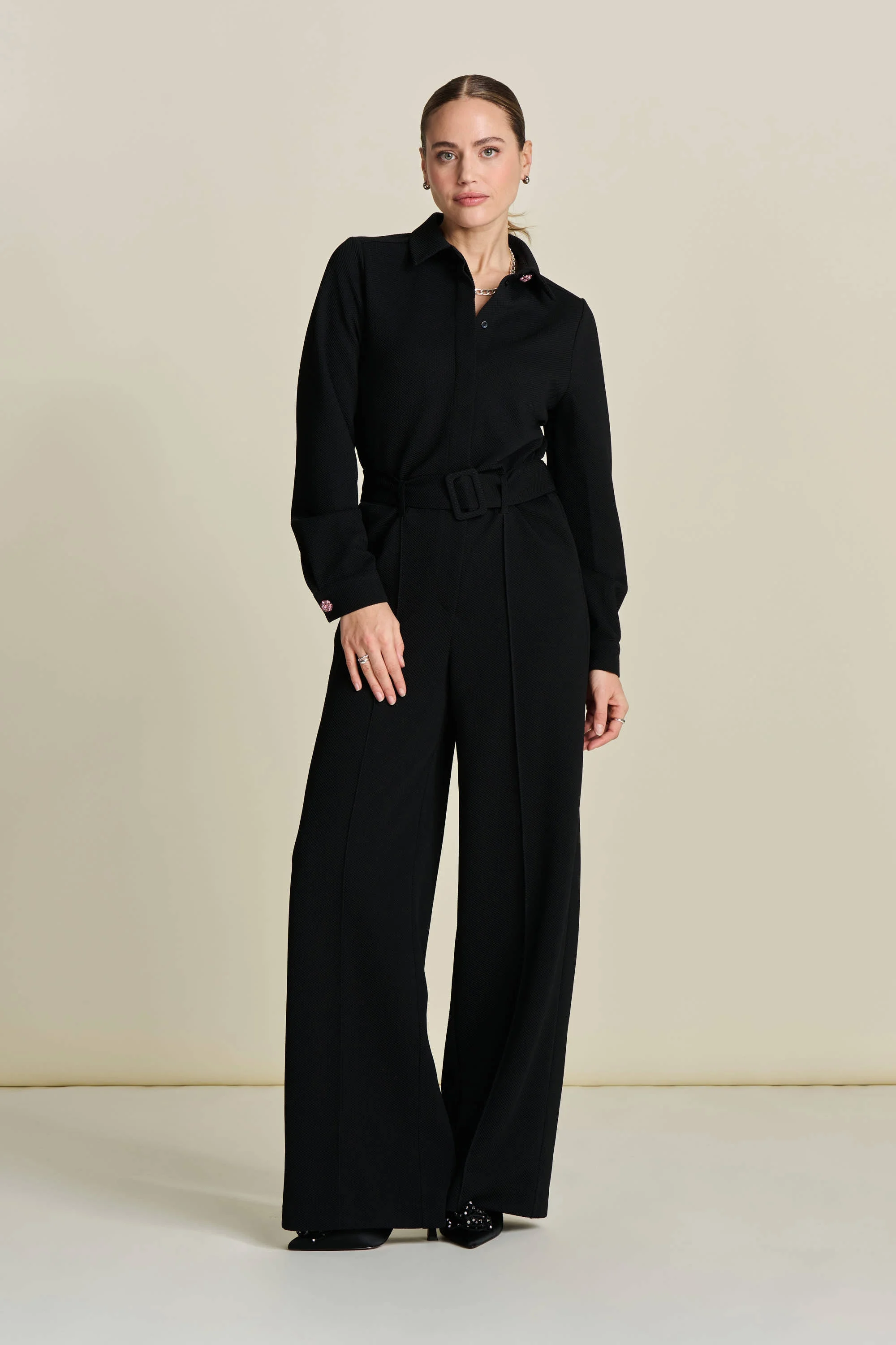 POM Amsterdam jumpsuit zwart