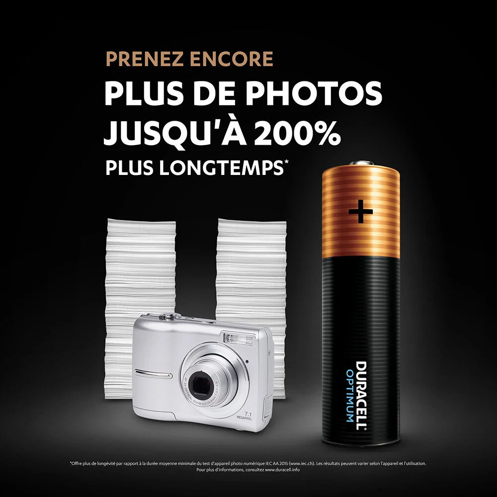 Pile Duracell Optimum AA LR06 x4