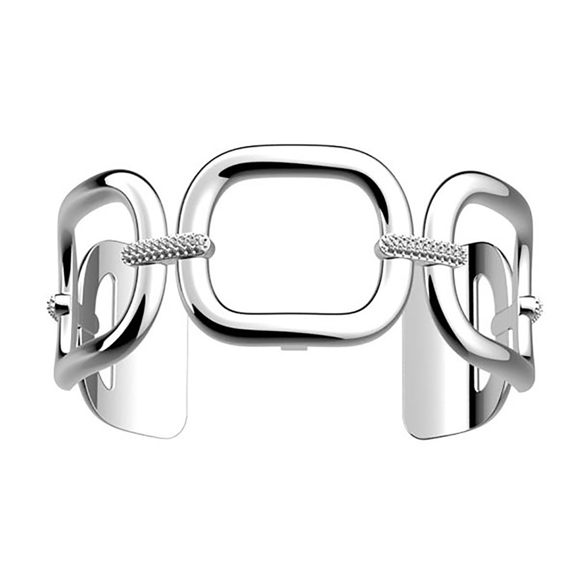 Bracelet Les Georgettes Chaîne argenté 25mmCollection Les Précieuses