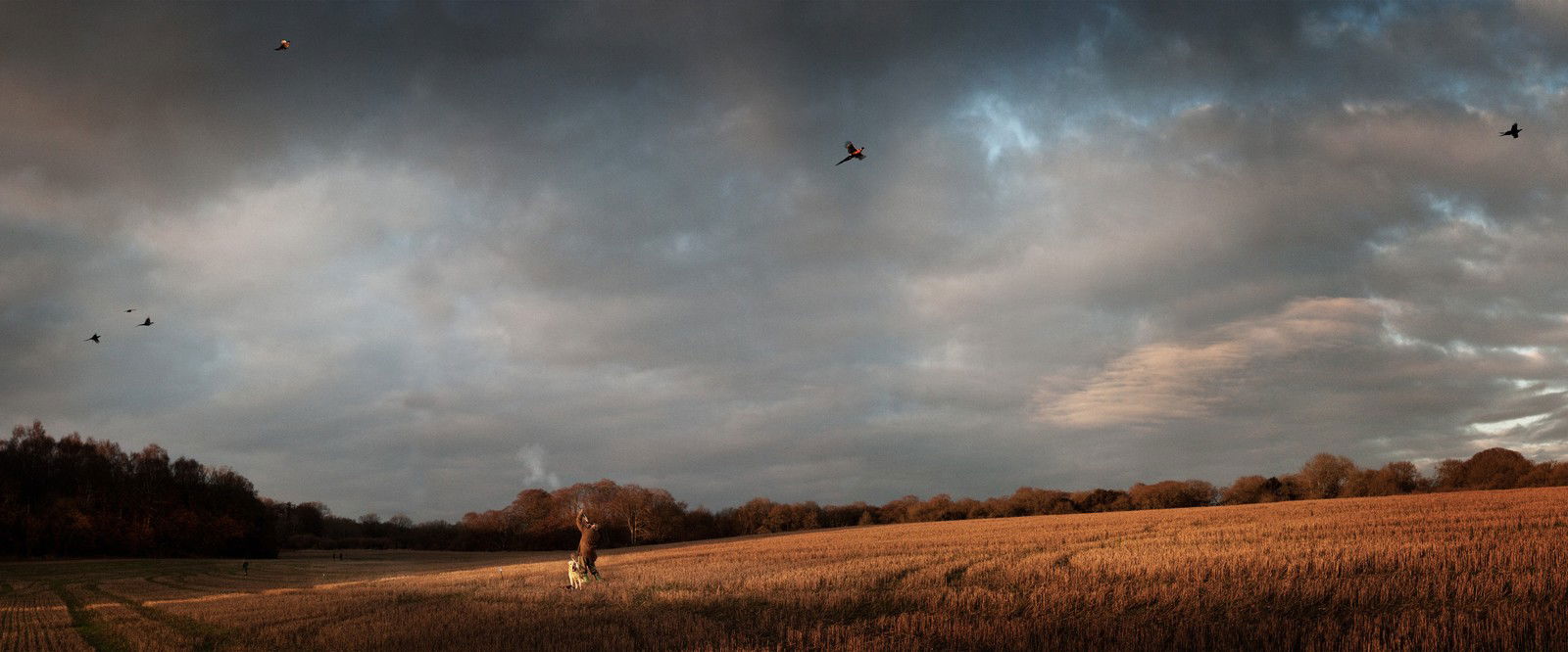 Shooting Party On Lord Shaftesbury's Estate by Justin Barton - Limited Edition. Edition of: 150. Signed.