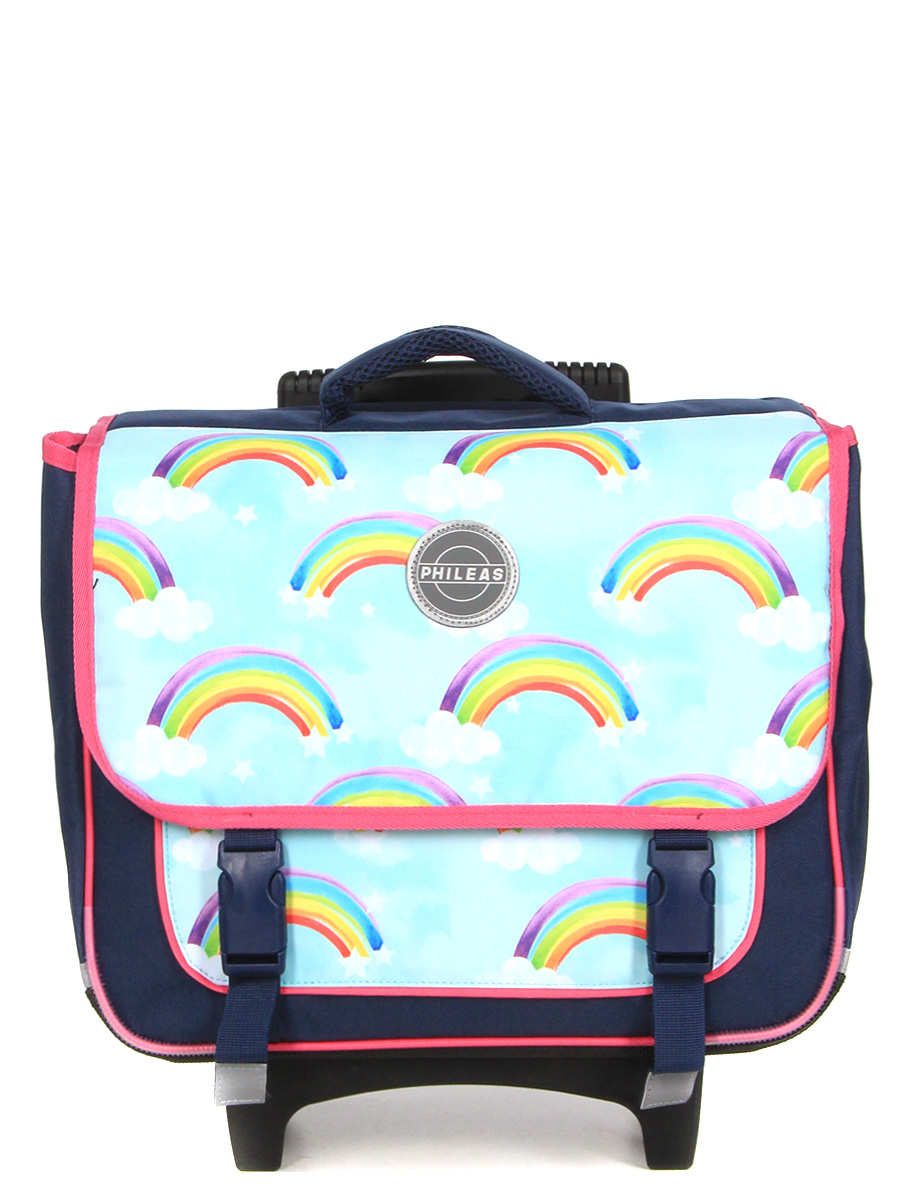 Cartable À roulettes PhilÀas Wild Rainbow 38 cm