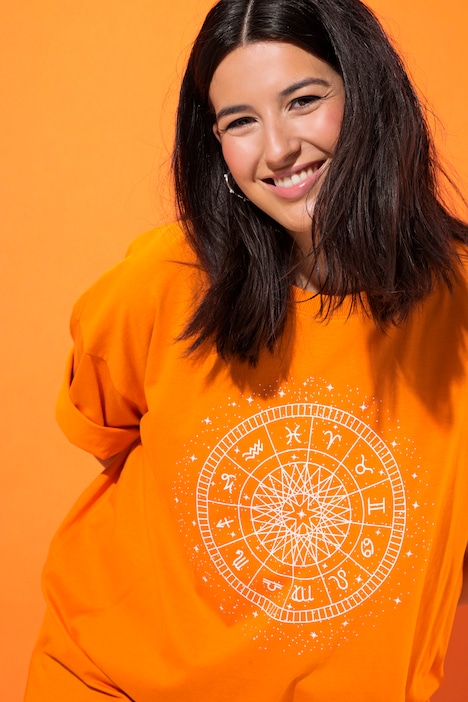 T-Shirt, oversized, Astro Print