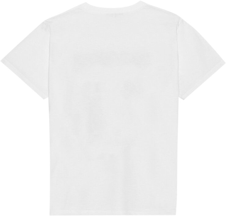 Ganni Basic Jersey Bunny Relaxed T-shirt Bright white