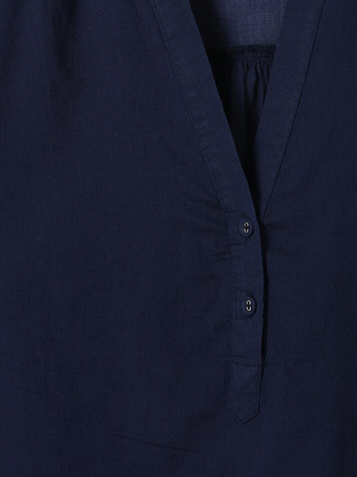 Camisa com colarinho Baker - Azul Marinho