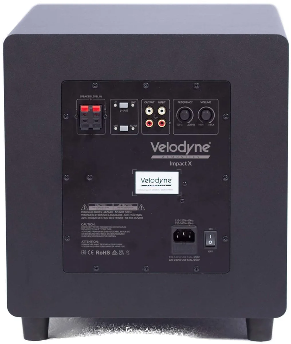 Velodyne Impact X Serie 12 Noir Caissons de basses