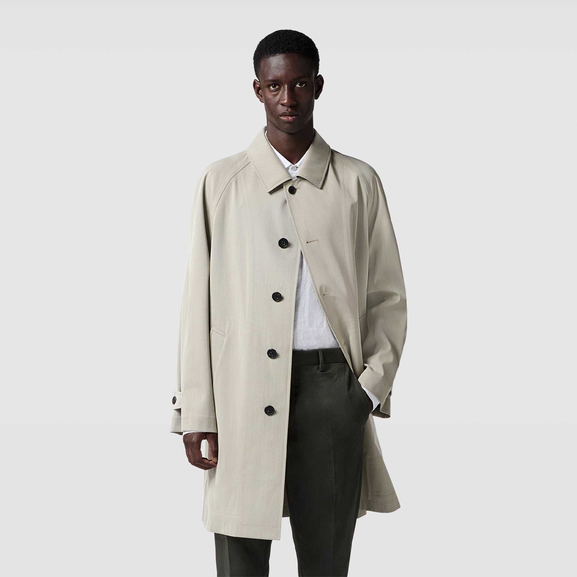 Manteau En Laine Technique