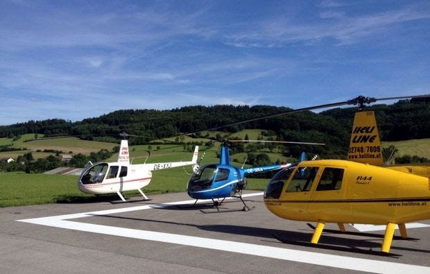 Hubschrauber Rundflug in Klagenfurt als Geschenkidee