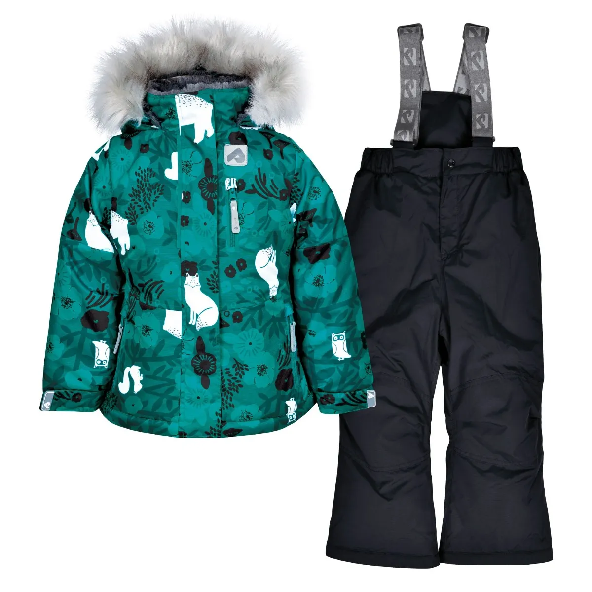 Perlimpinpin Habit de Neige 2 Pièces Forêt 2-6ans