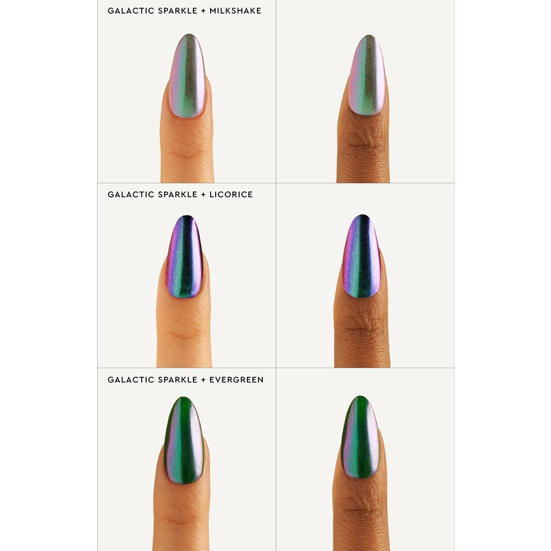 Le Mini Macaron Stardust Collection Liquid Nail Powder 2 ml - Galactic Sparkle