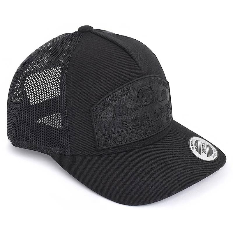 Casquette Homme Megabass Psychic Trucker Blackout - Noir