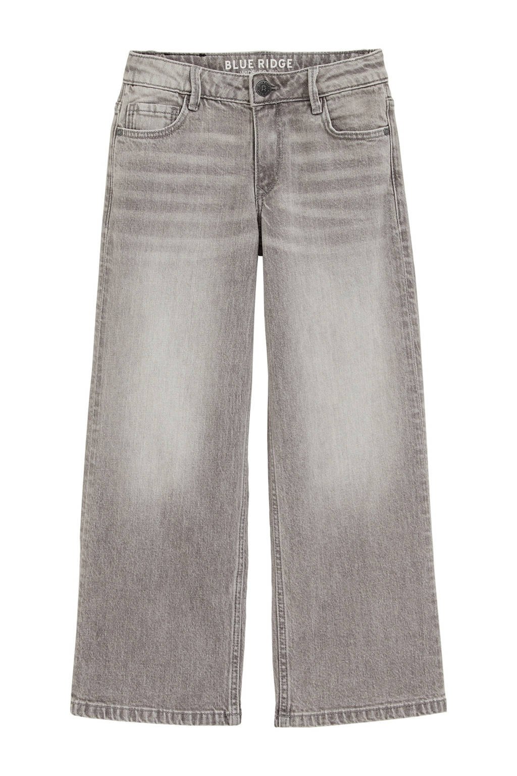 WE Fashion Blue Ridge relaxed wide leg jeans grey denim