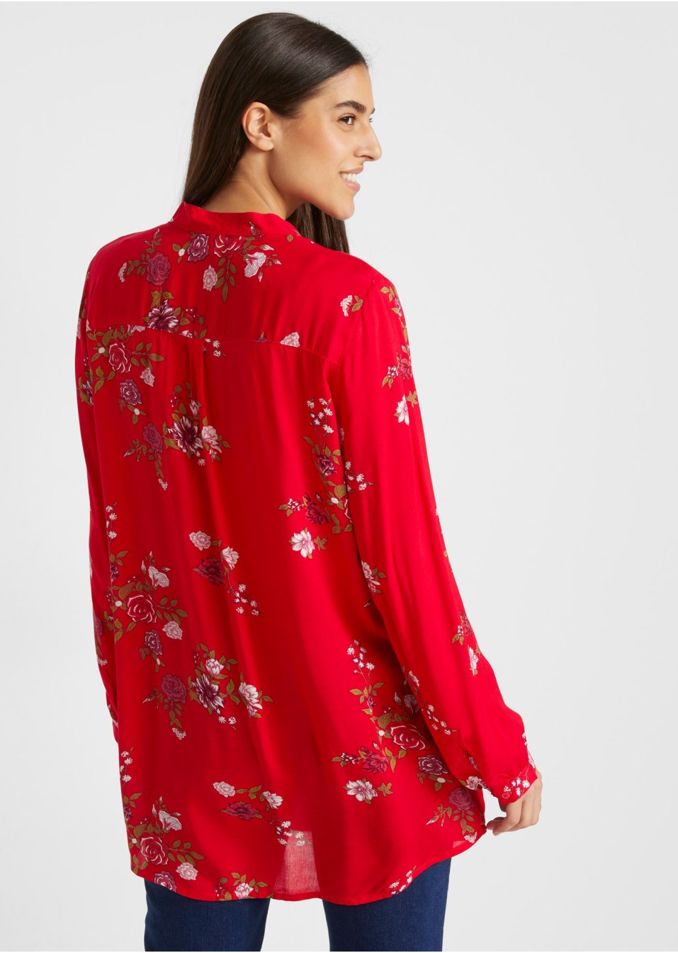 Tunique longue en viscose, coupe large