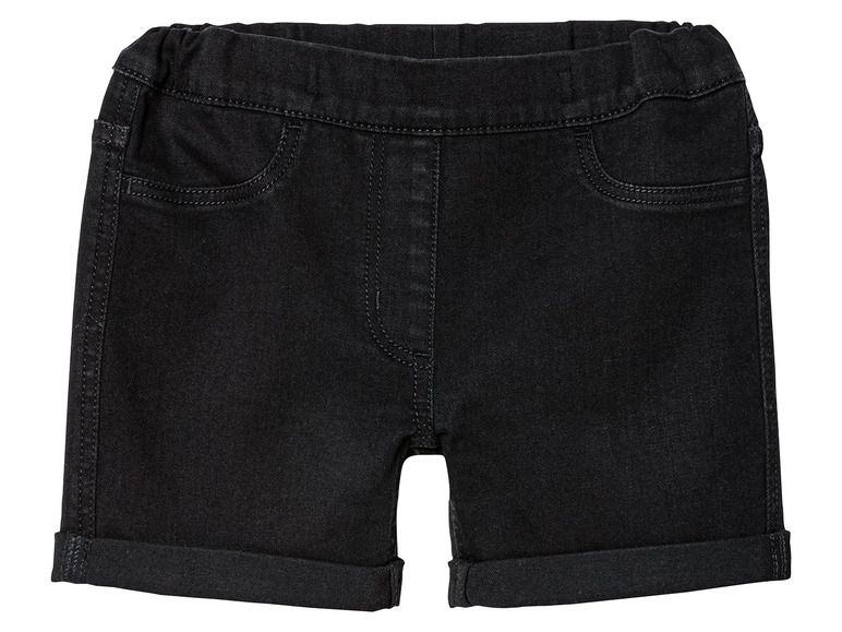 2 stuks peuters denim-shorts
