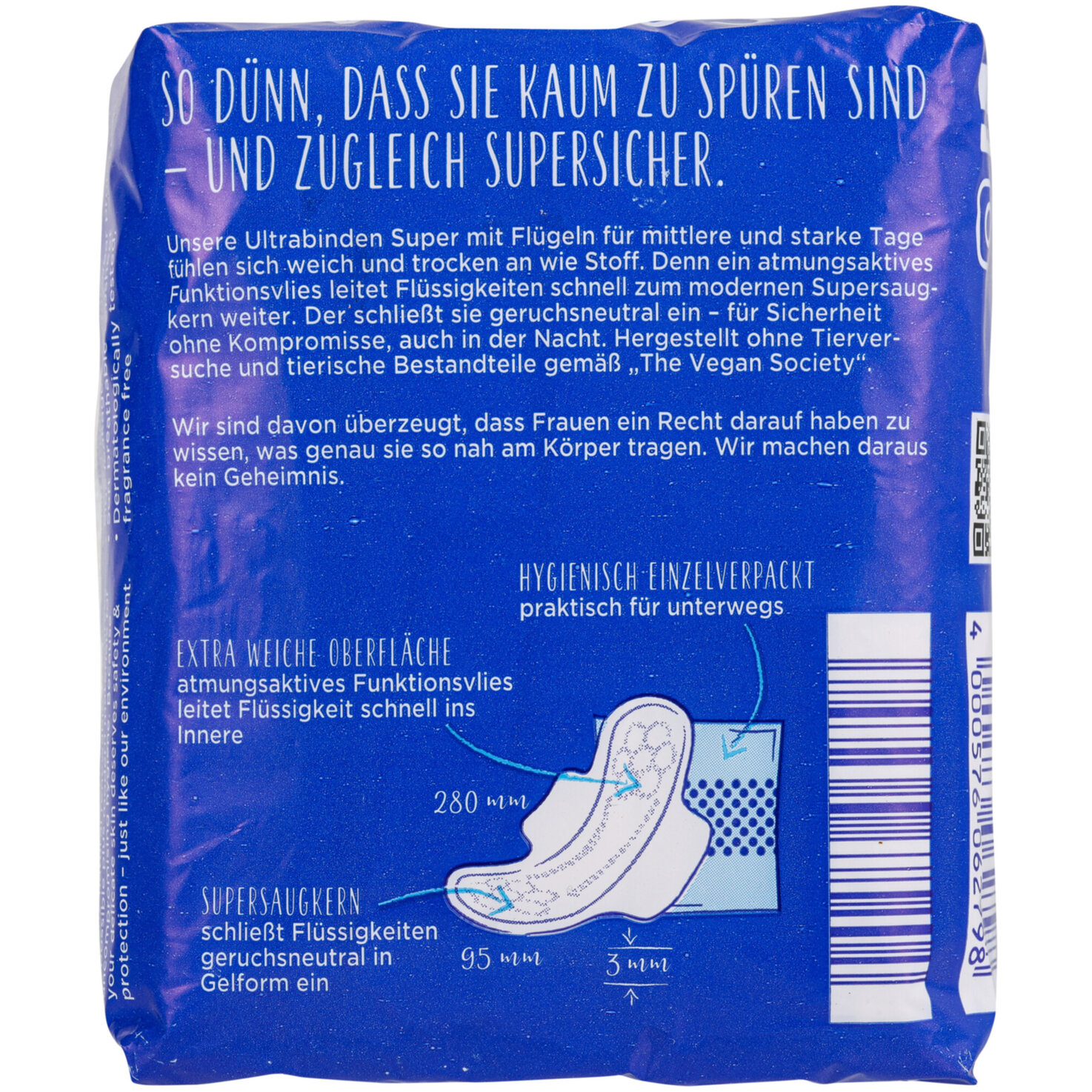 COSMEA Ultra Binden Super mit Flügeln 12