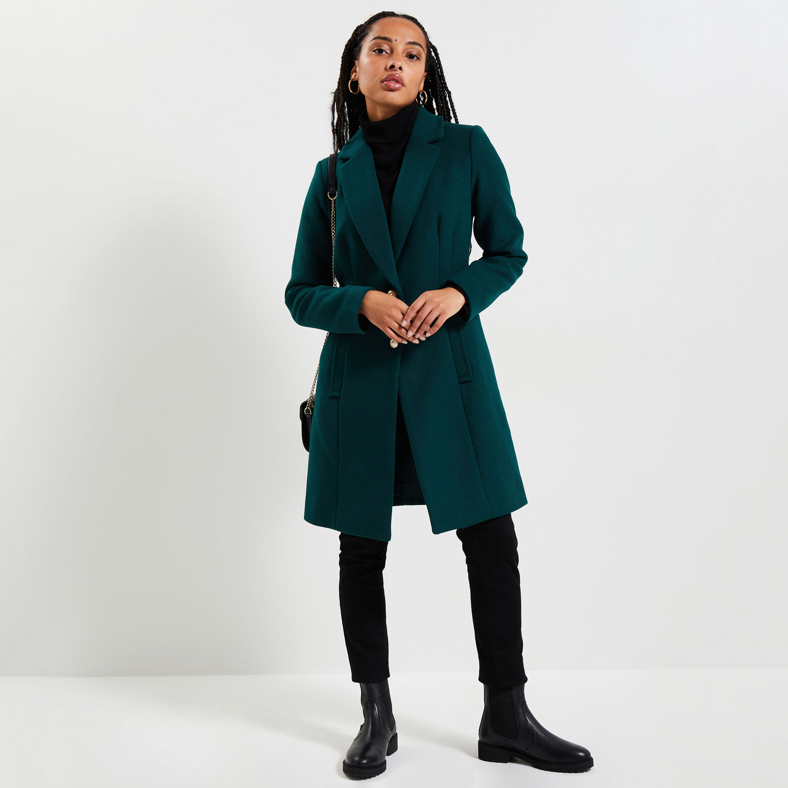 Manteau cintré femme
