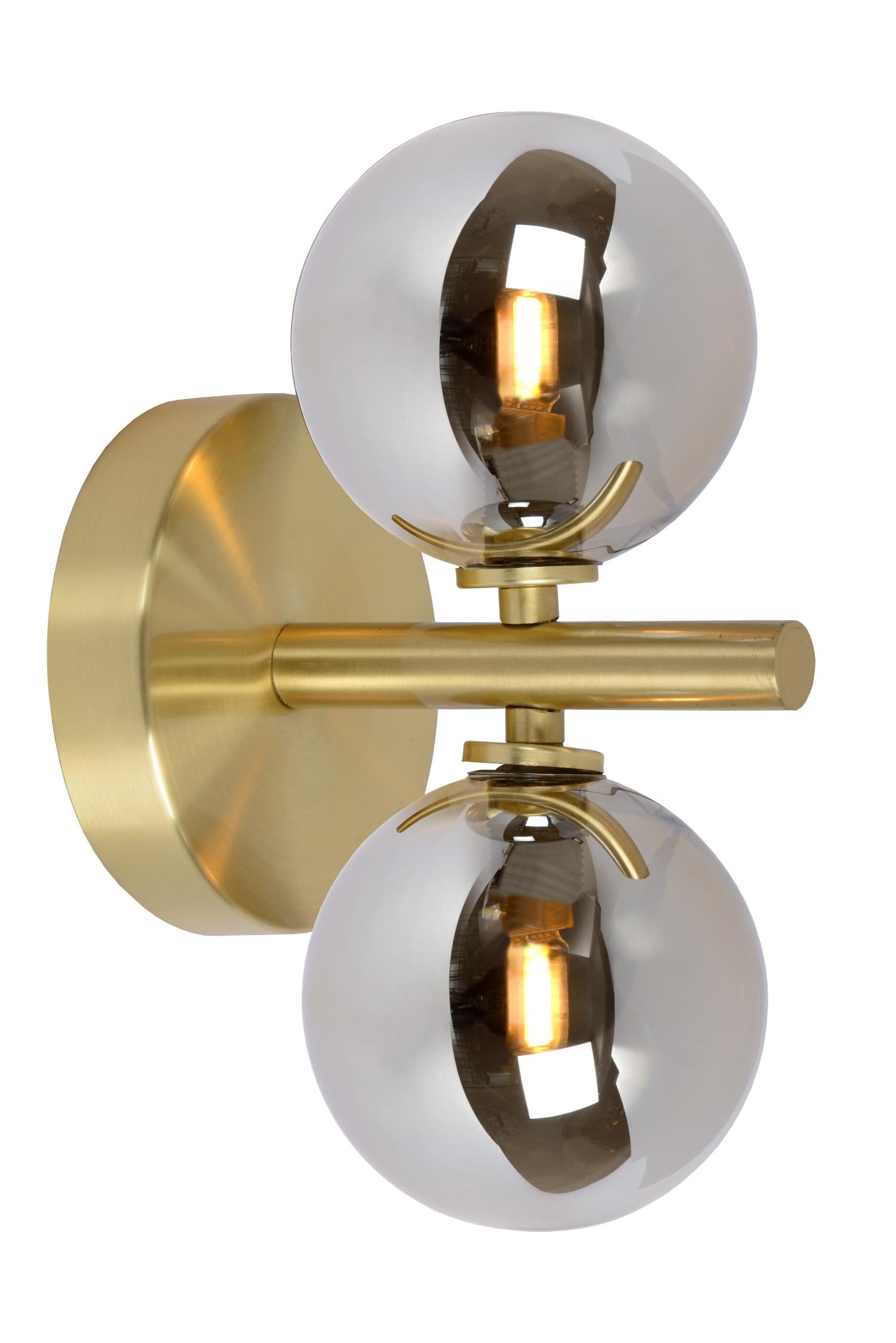 Lucide TYCHO Wandlamp - Mat Goud | Messing