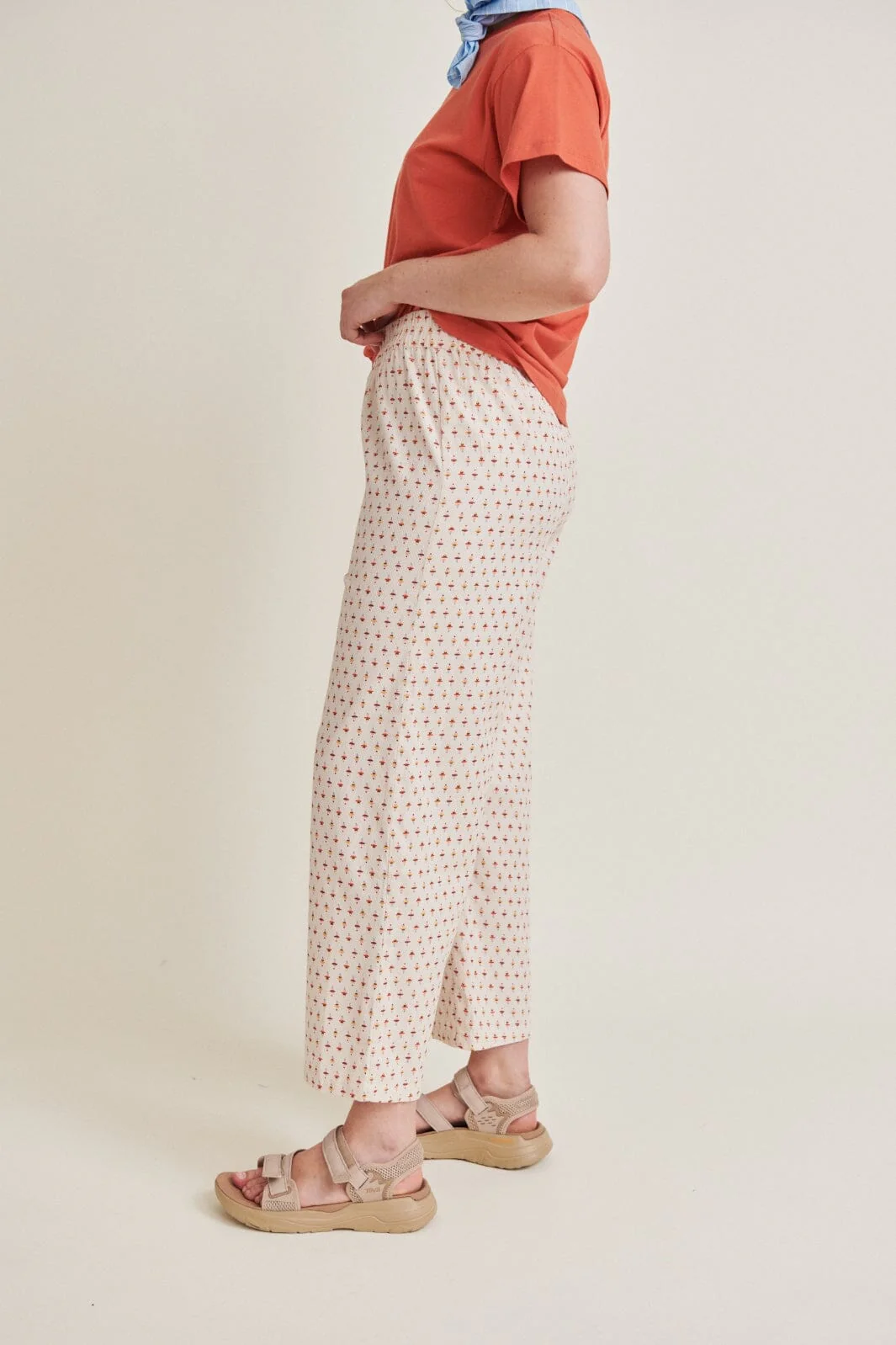 Basic Apparel Spina Pants 684 birch alaskan blue lotus orange tapenad summer