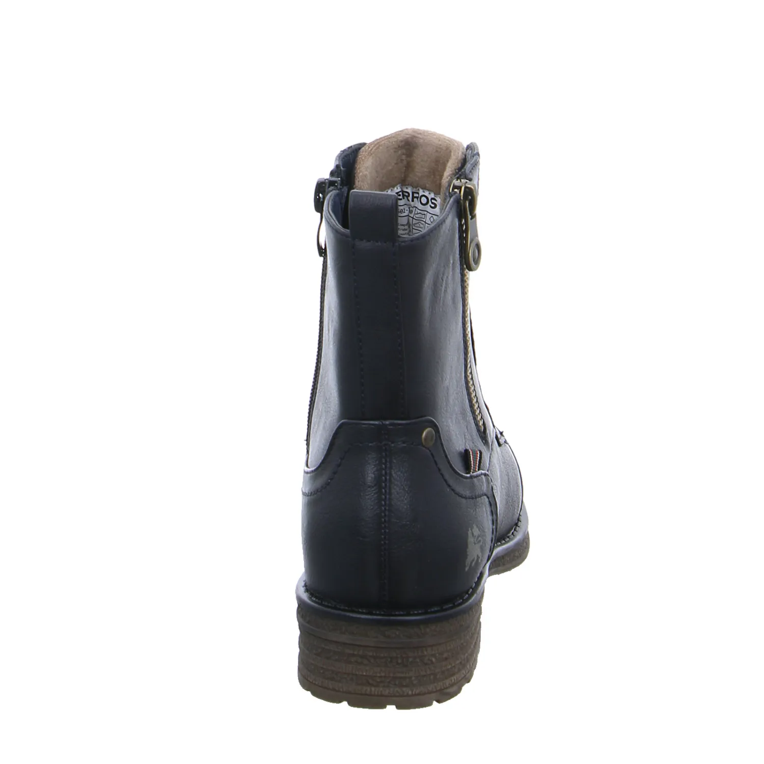 COSMOS COMFORT Boot Navy Lederimitat