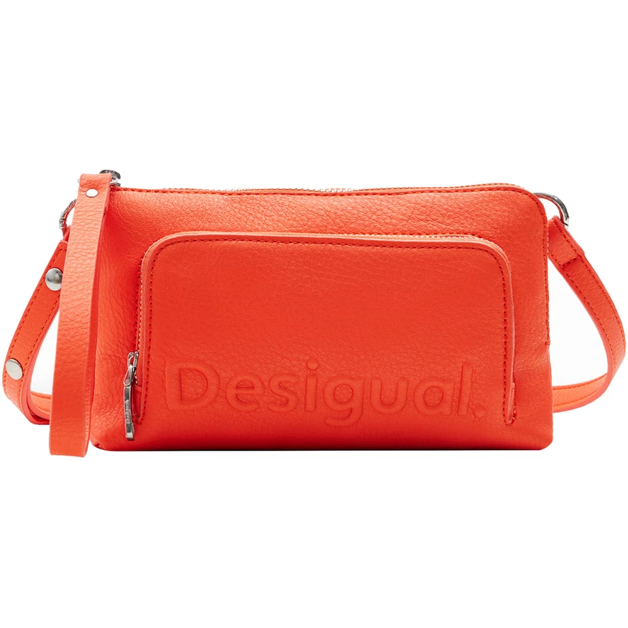 Desigual Half Logo 24 Lisa - Umhängetasche 20 cm orange