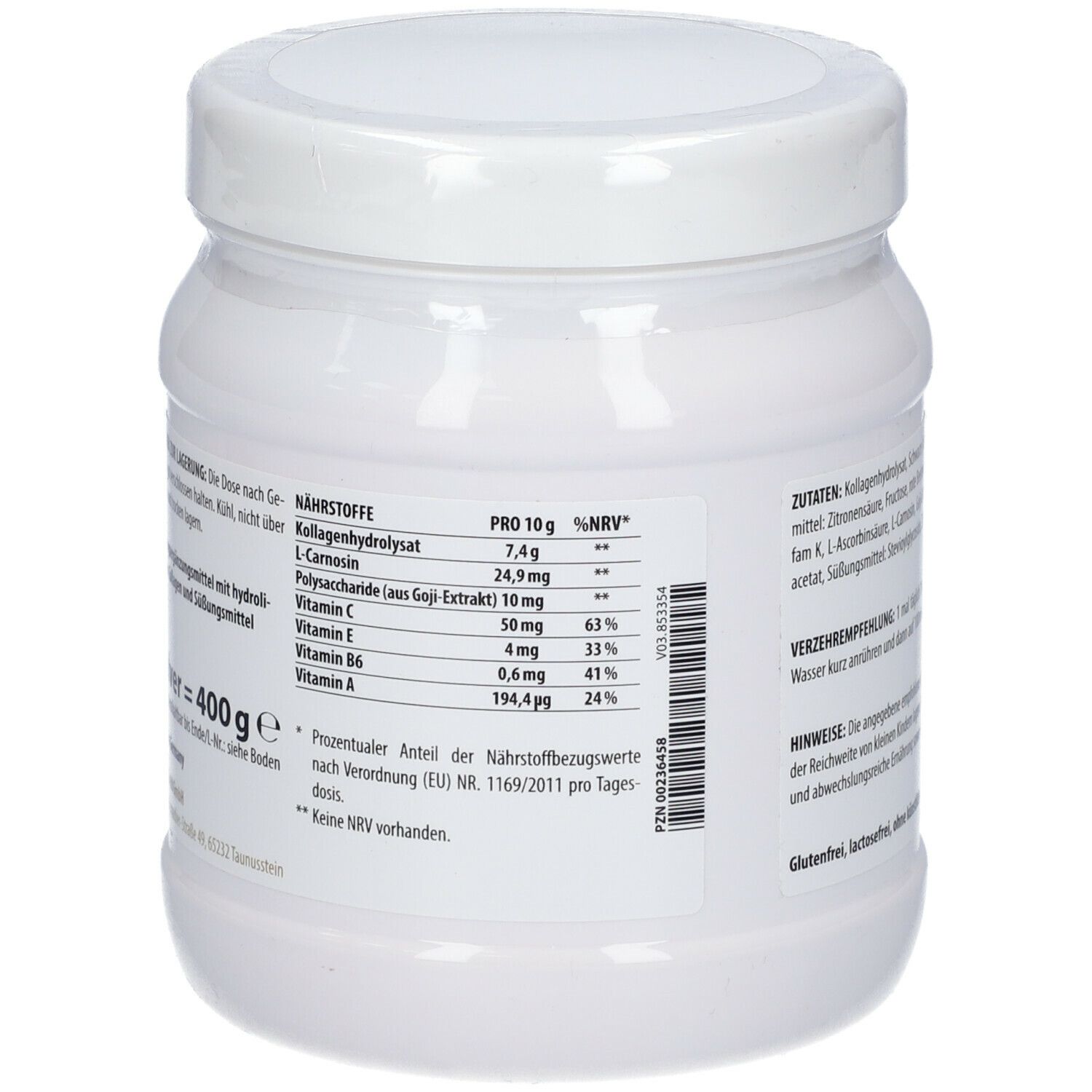 Collagen Lift Drink Pulver Johannisbeere