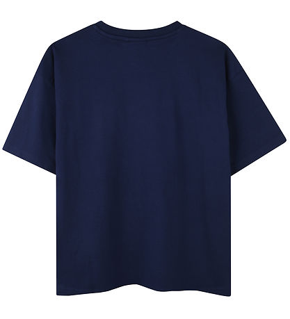 HUGO T-shirt - Medieval Blue m. Logo