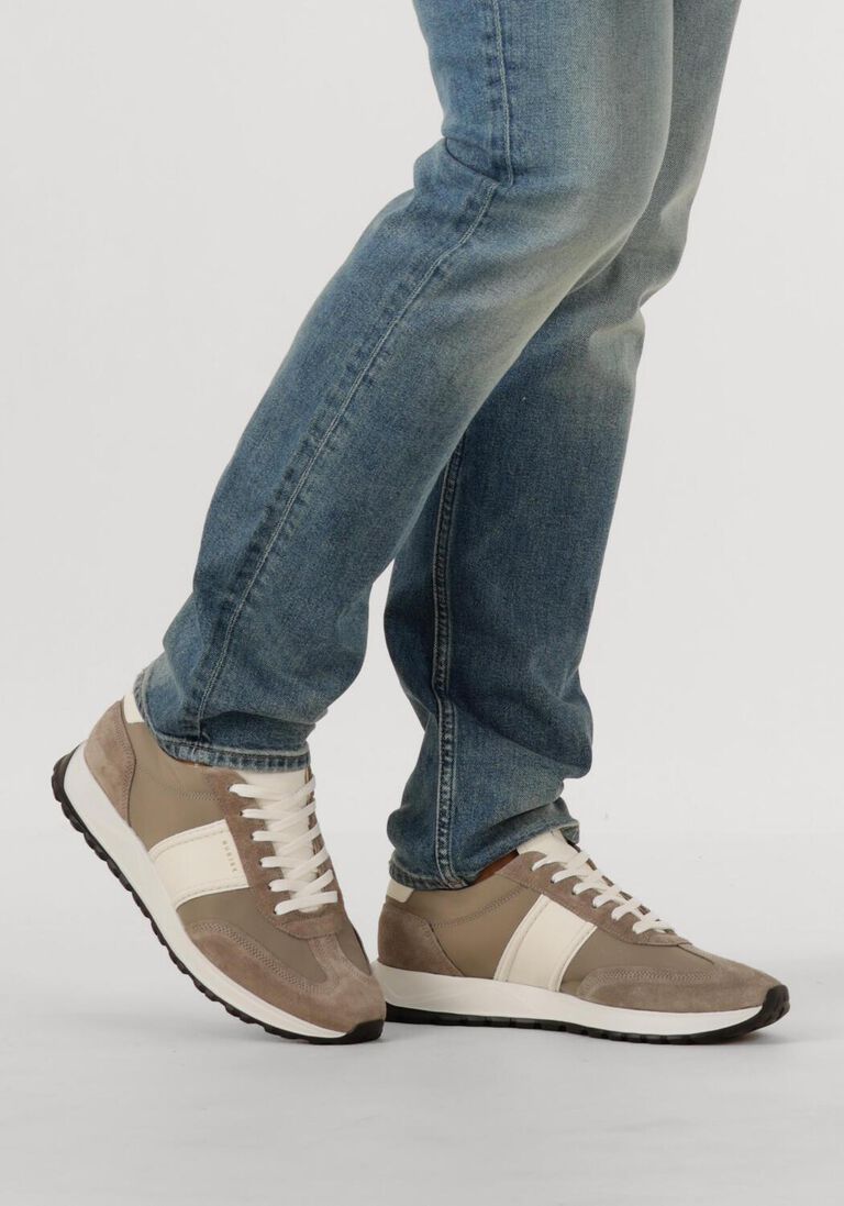 grijze nubikk lage sneakers glen hendrix