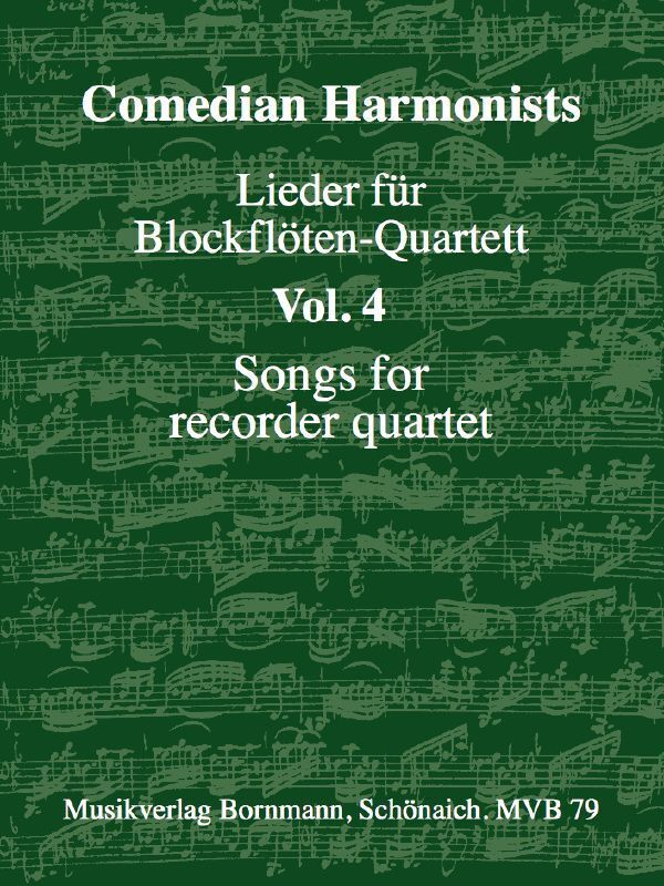 Lieder für Blockflöten-Quartett, Band 4