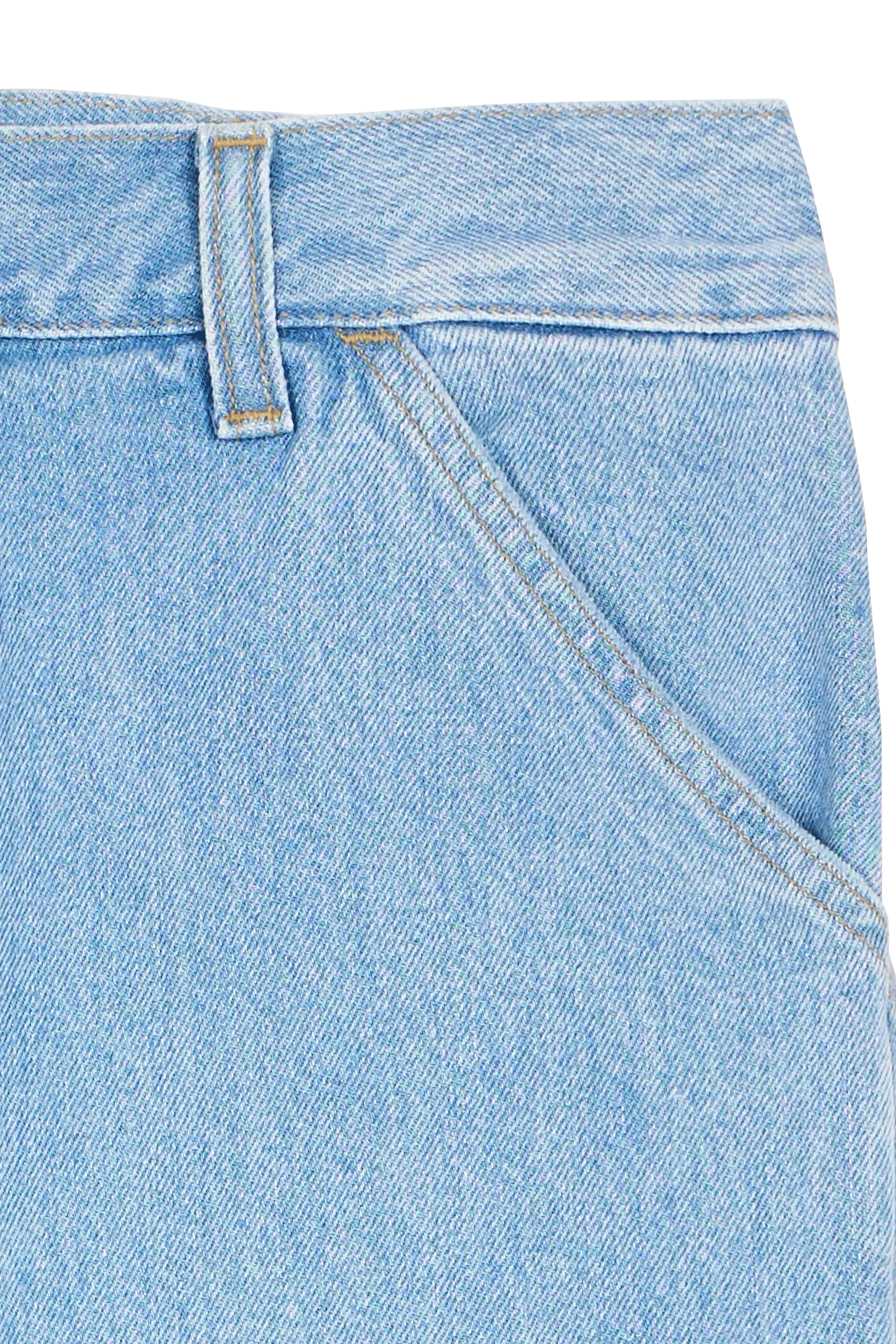 CARHARTT WIP jean Single Knee Bleu