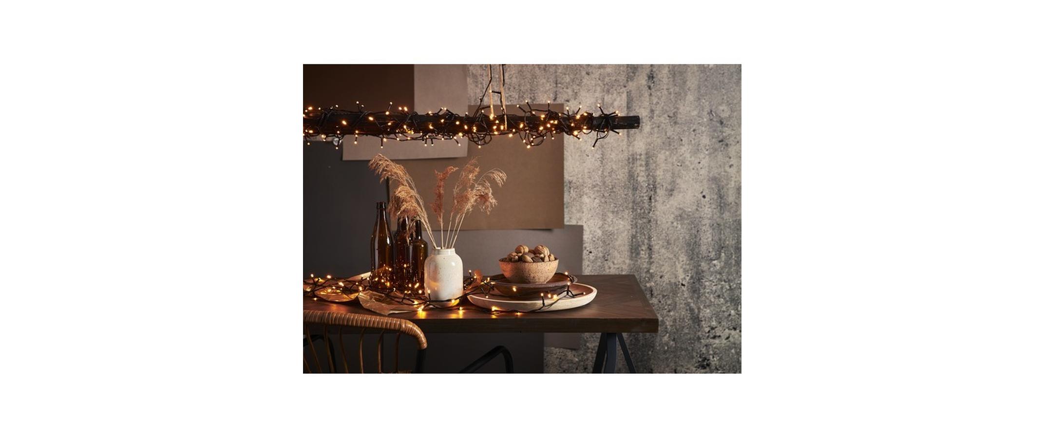LED Lichterkette Golden 3.6 m, 180 LEDsLichterkette für den Aussenbereich