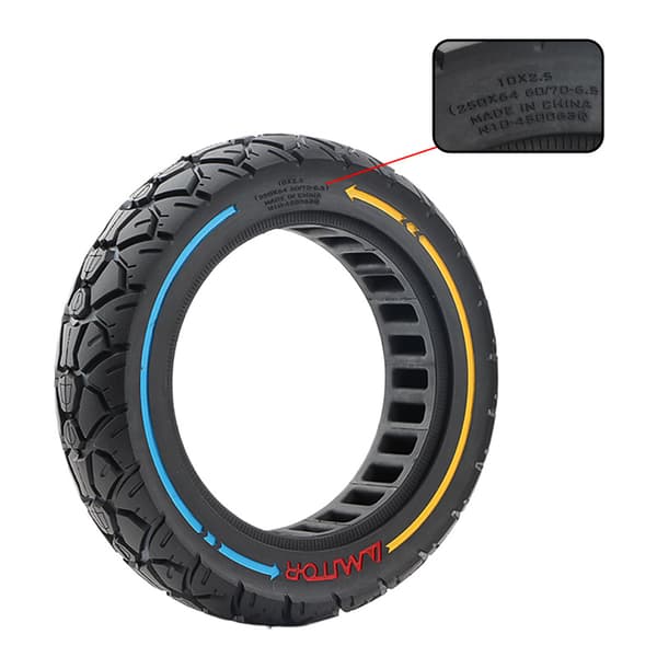 INF Solide terrengdekk for Ninebot G30-serien - 44 spor