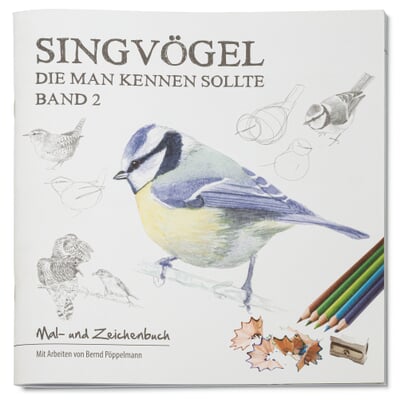 Mal- und Zeichenbuch, Singvögel 2
