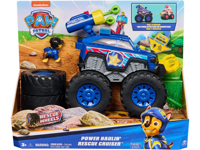 Spinmaster Paw Patrol Rescue Wheels Deluxe Vehicles Chase Kinderspielzeug