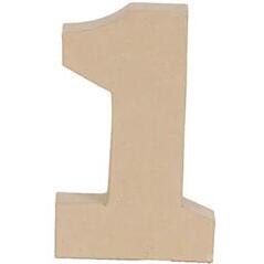 Chiffre 1 kraft 20cm - Kraft