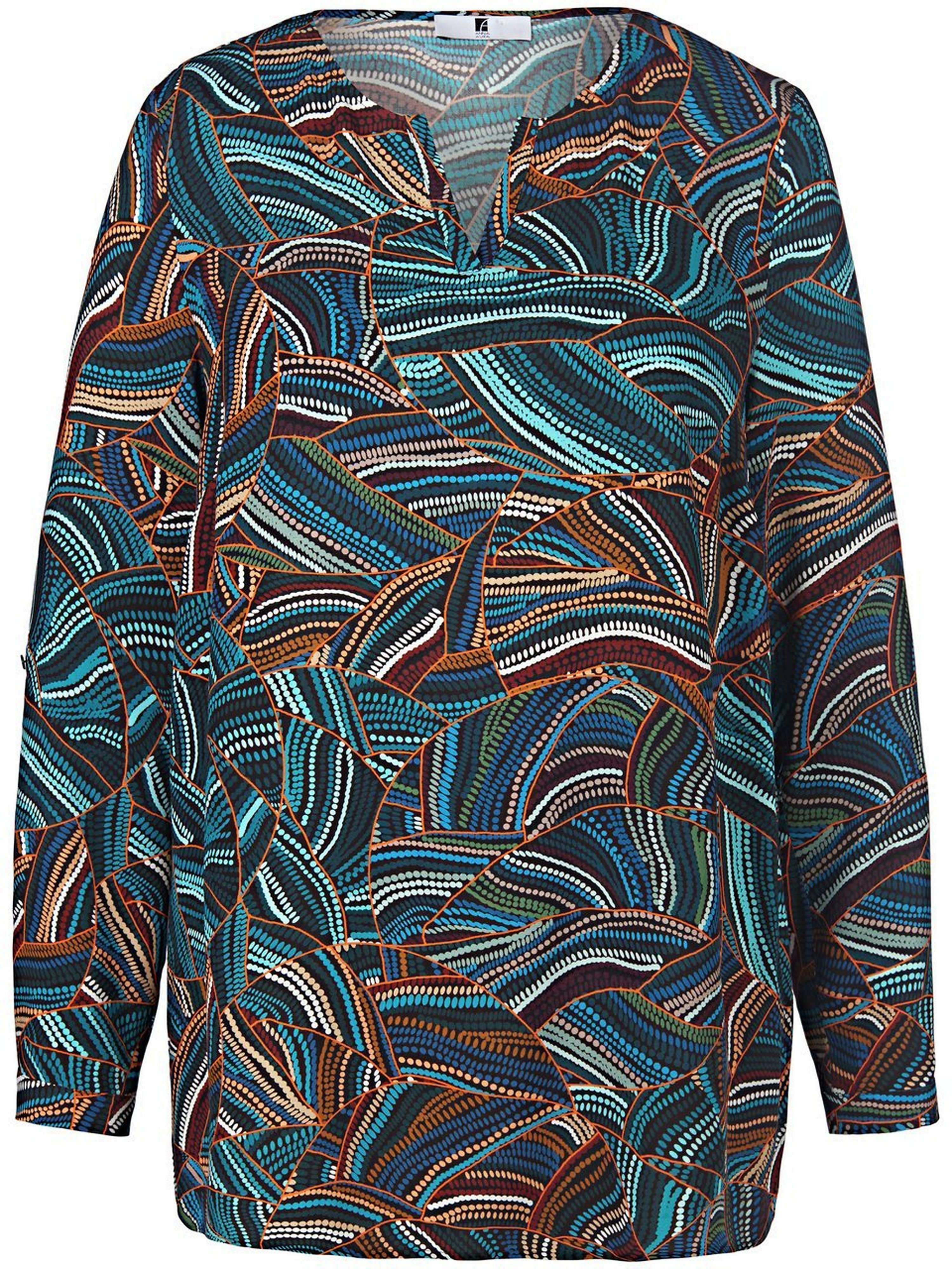 Bluse mit Rundhals-Ausschnitt