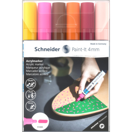 Schneider Paint-It 320 4 mm Set 3 Acrylmarker - 4 mm