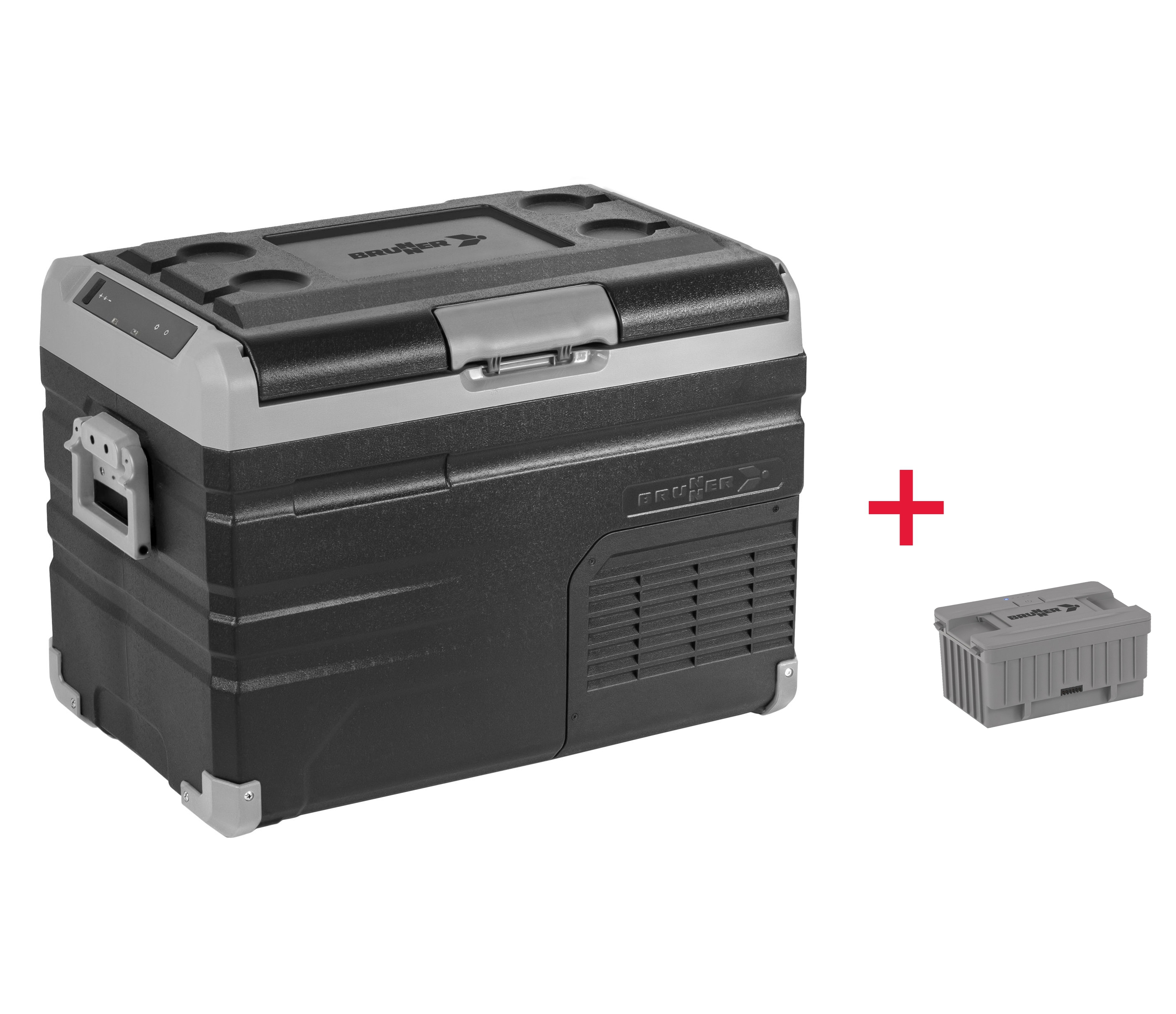 Set Brunner Polarys Freezer DZ 45 Kompressorkühlbox   Akku