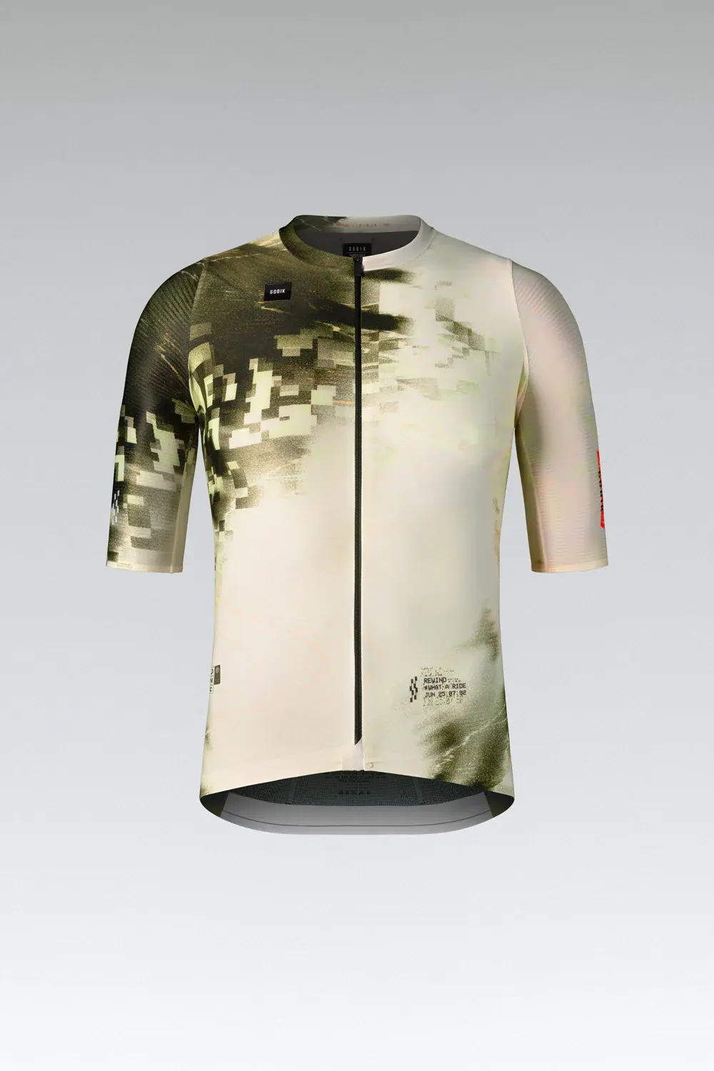 Gobik Attitude 2.0 Fietsshirt Korte Mouwen Groen/Wit Heren