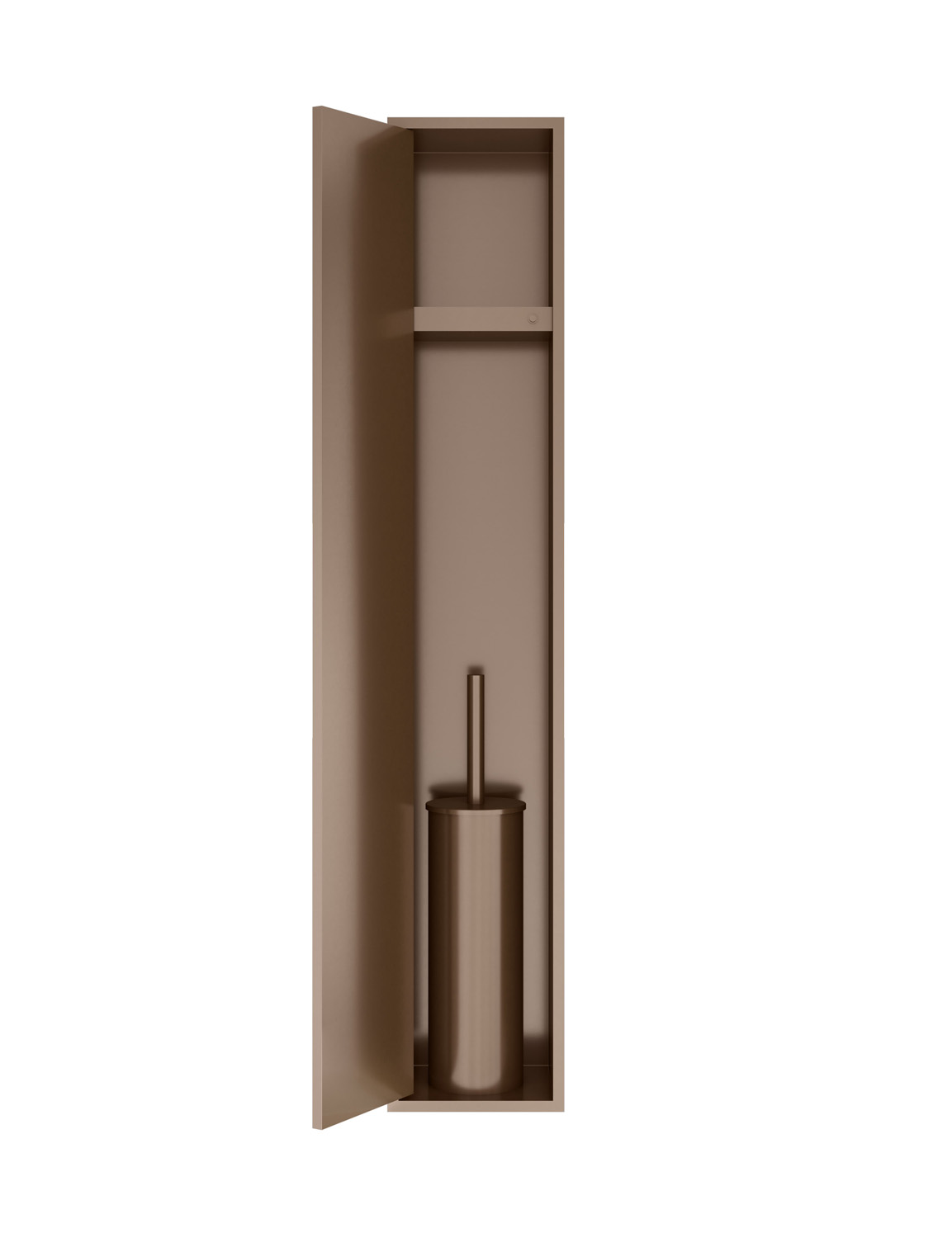 Hotbath &More inbouw toiletborstel en toiletrolhouder Tuscan brons