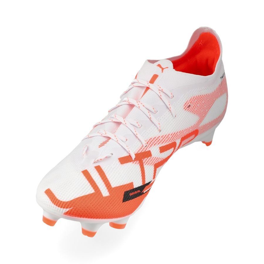 PUMA Ultra 5 Pro FG/AG Unlimited - Blanc/Noir/Glowing Red