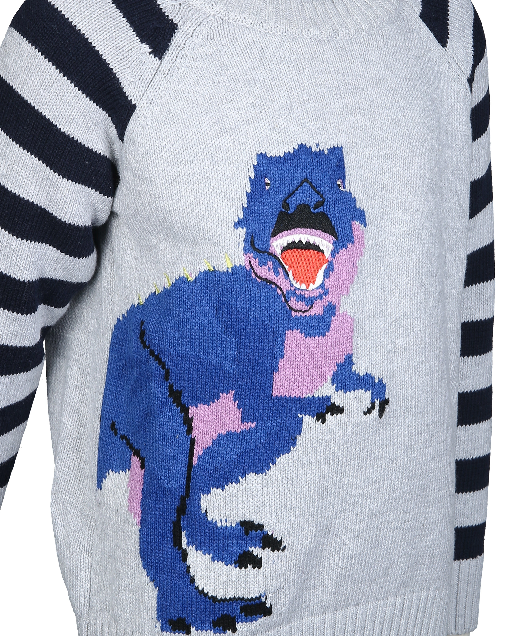 Strickpullover BURFORD DINO in grau