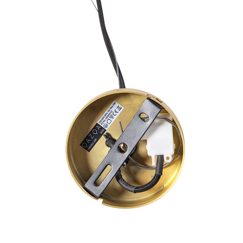 Oosterse hanglamp goud - Nidum Rombo