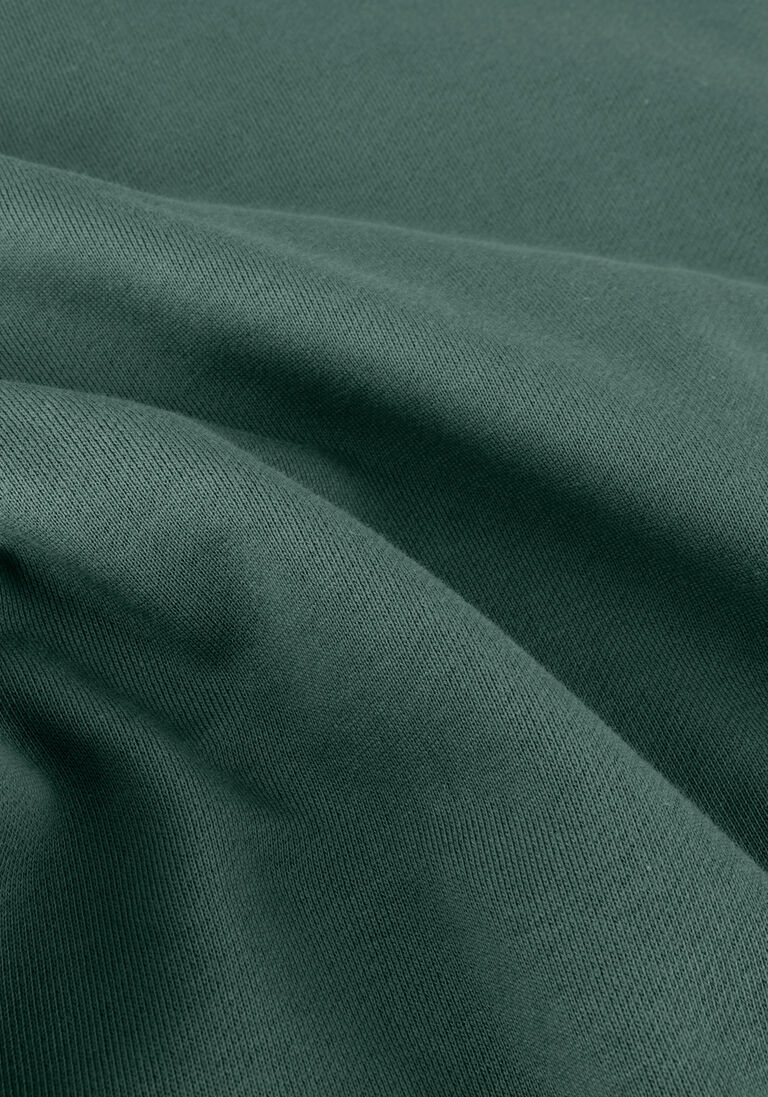 PURE PATH groene pure path trui crewneck with chest embroidery